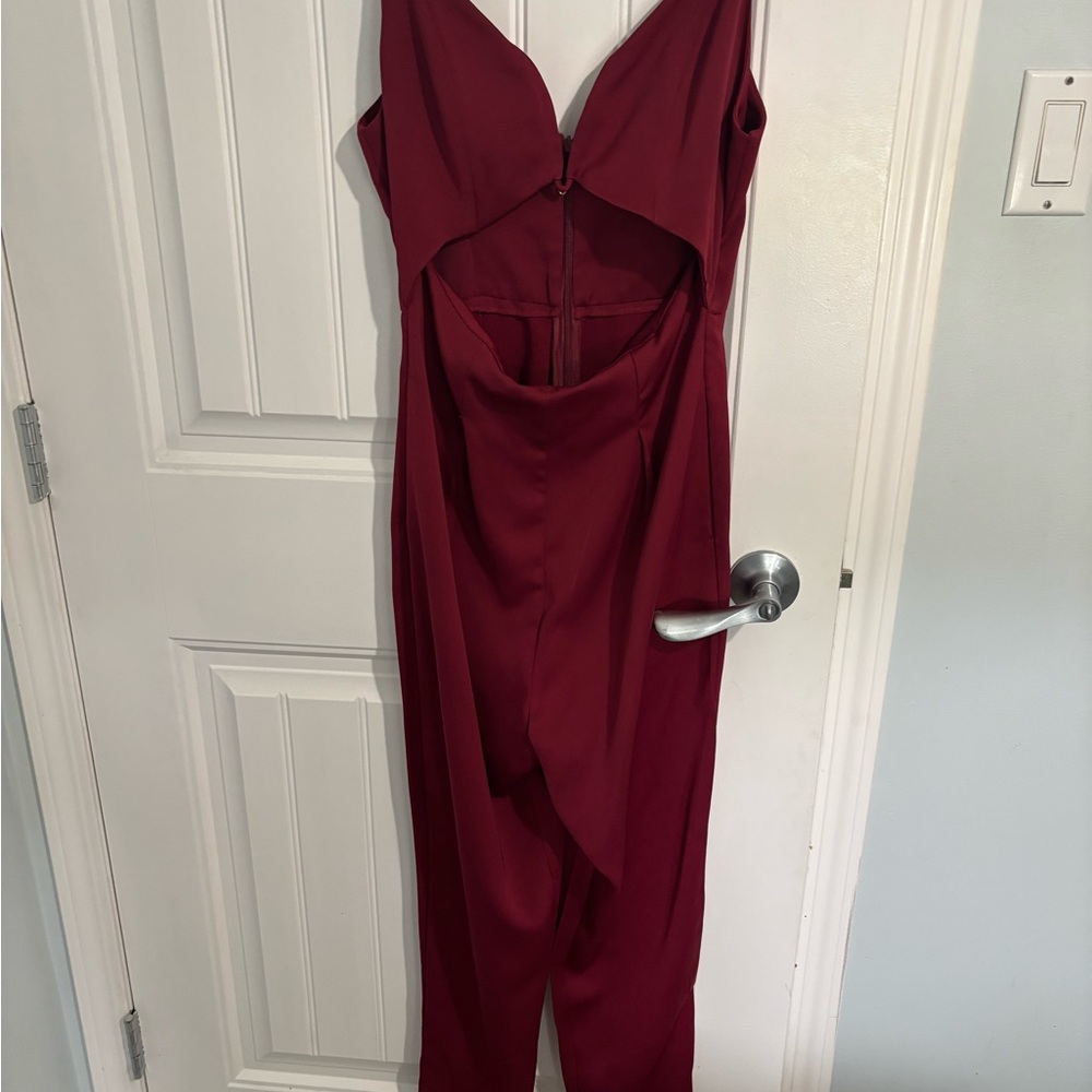 WYLDR Burgundy Jumpsuit